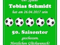 30.04.2017 Urkunde_Tobis_50.Tor - Saison 2016_17